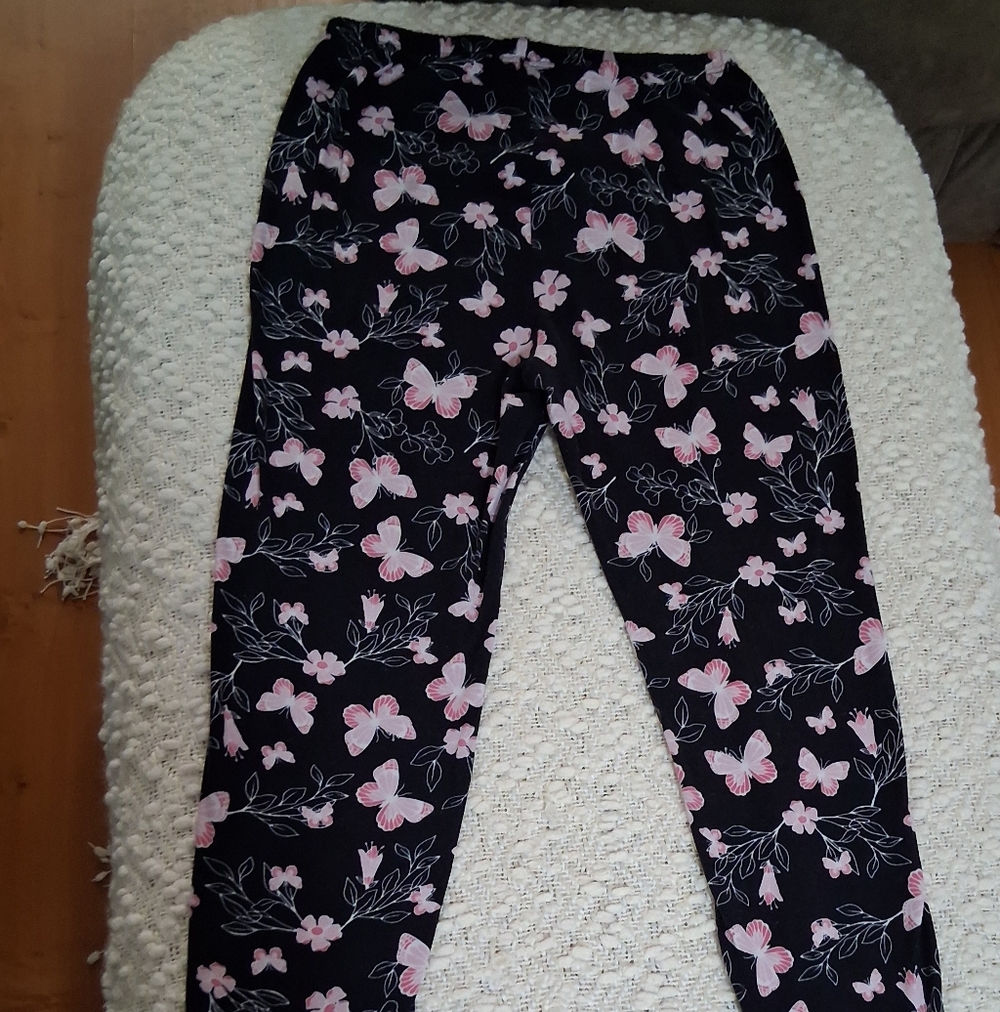 Streetwear Society Butterfly Print High-Waisted Leggings -  L